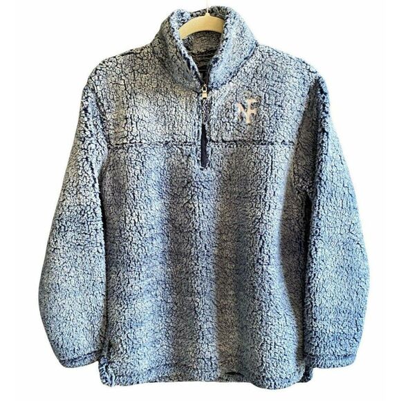 Boxercraft Womens Blue Sherpa 1/4 Zip Size Small - Picture 1 of 4